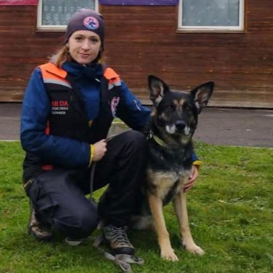 Barbora Buríková in pes Cira