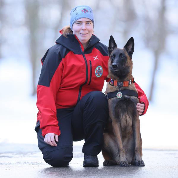 Sara Milićević in pes Loti