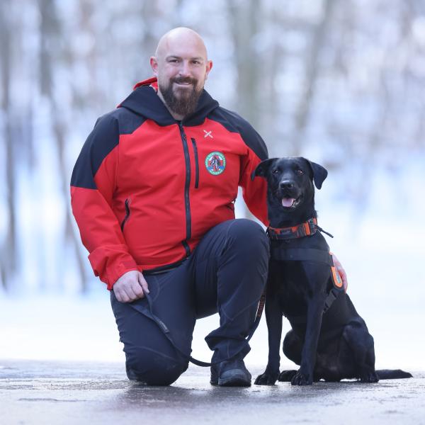 Jaka Zamernik in pes Ghost