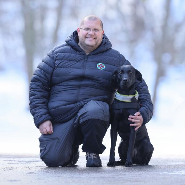 Jernej Tominc in pes Yuki