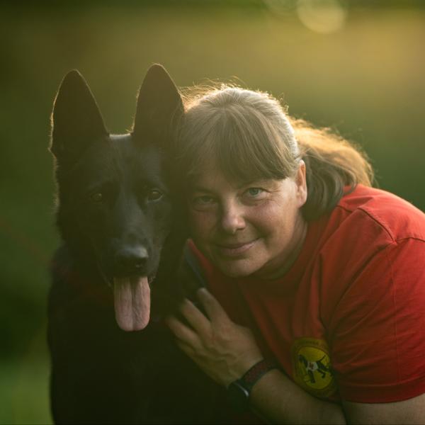 Jana Zavadilová in pes Odeta