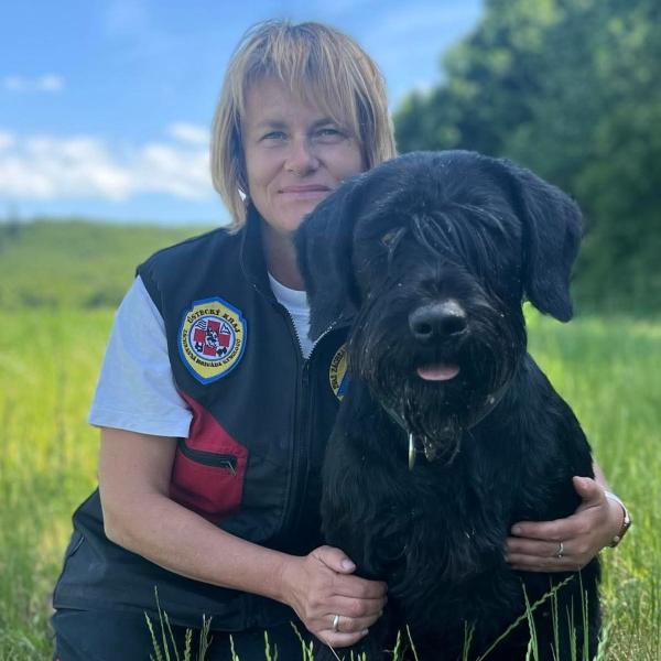 Markéta  Netíková in pes Free