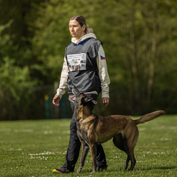 Tereza Litterová in pes Fíbí